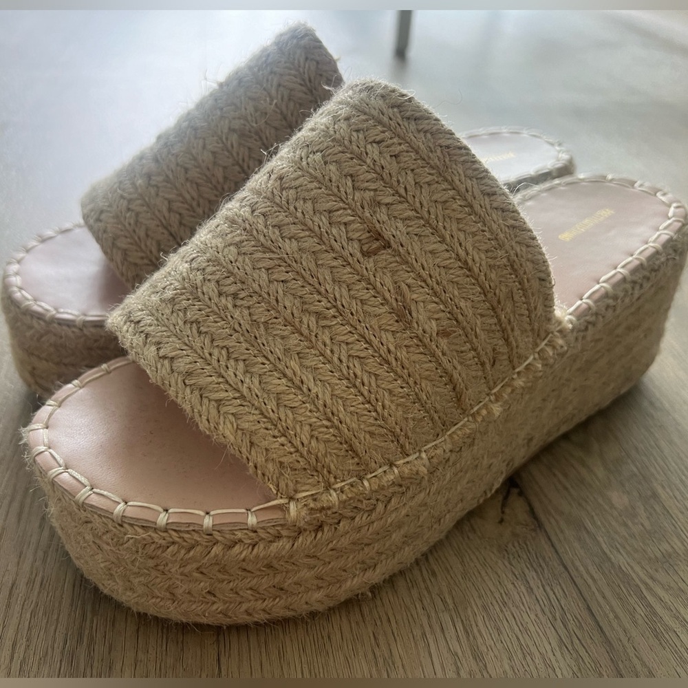 PLT Platform Woven Sandals